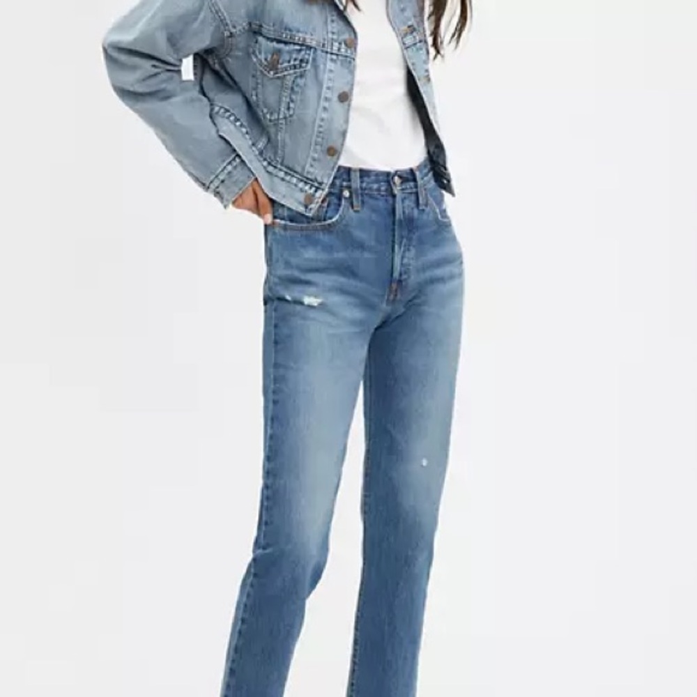 High rise, straight leg Levi’s 501 original